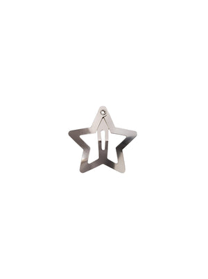 BCSTAR small hair clip - Silver Coloured