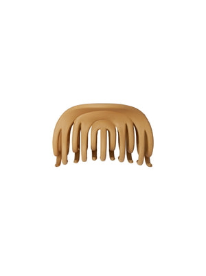BCMIRAN matt hair claw - Camel