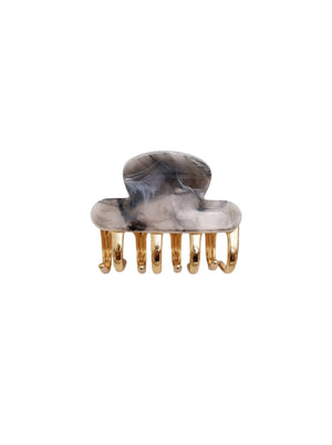 BCZURI hair claw - Grey Marble