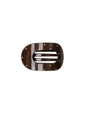 BCMILLA glossy hair claw - Espresso