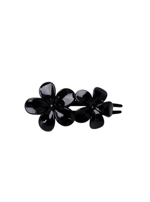 BCROSELLA flower hair clip - Black