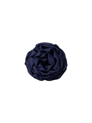 BCSIMONA flower satin hair claw - Navy