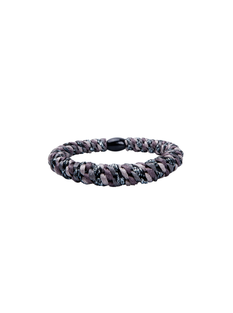 BCKALLY elastic - Anthracite Glitter - Black Colour