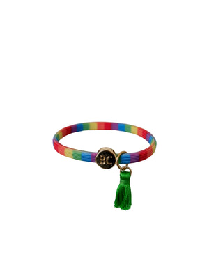BCPoppy 2-in-1 elastic band - Rainbow - Black Colour