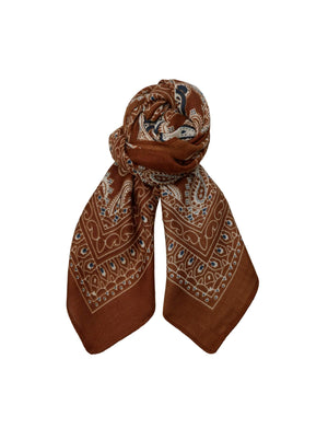 BCEMBLA structured mini scarf - Camel