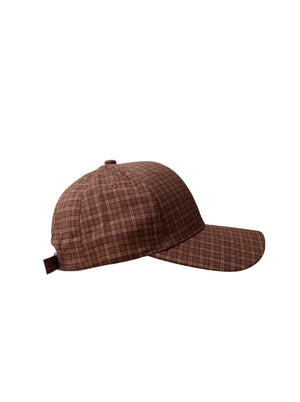 BCZIGGA checked cap - Coffee