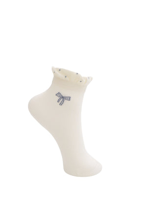 BCBOWAN anclet sock - White