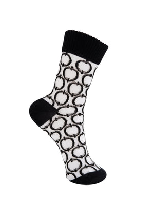 BCNOVA transparent sock - Black