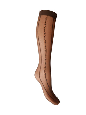 BCMALVA knee high socks - Espresso