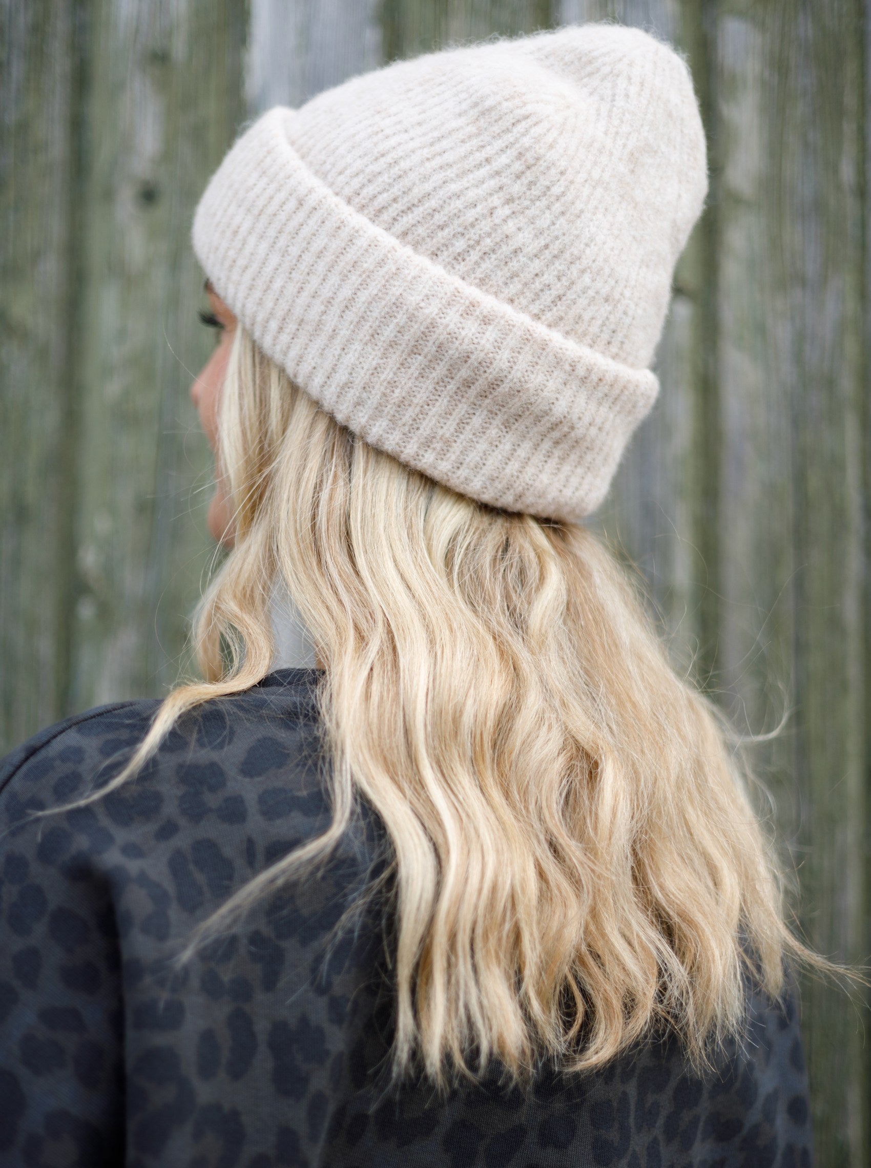 BCGINGER rib hat - Natural - Black Colour