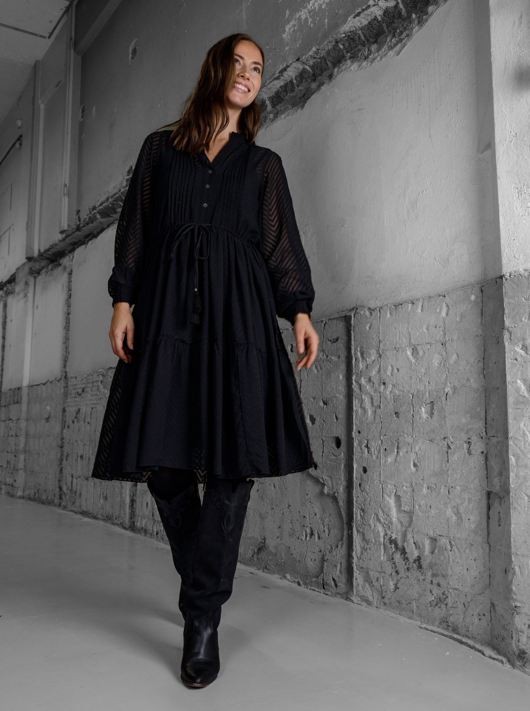 BCZIGGA ROSE short dress - Black - Black Colour