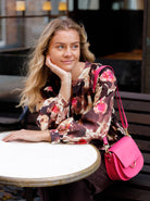 BCOLIVIA crossover bag - Pink - Black Colour