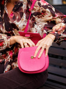 BCOLIVIA crossover bag - Pink - Black Colour