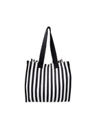 BCPIPER totebag - Black  Stripe - Black Colour