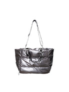 BCNICKY quilted shopper bag - Gun Metal - Black Colour