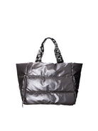 BCNICKY quilted shopper bag - Gun Metal - Black Colour