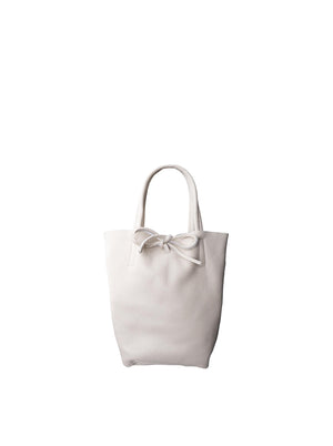 BCCHRISTY mini leather totebag - Cream Pearl