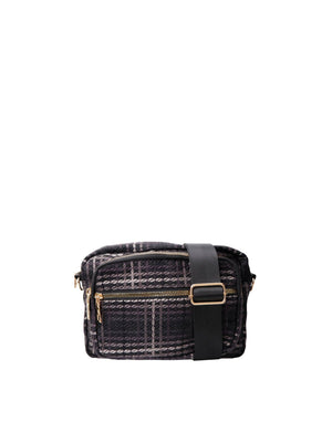 BCVANDA check crossover bag - Black