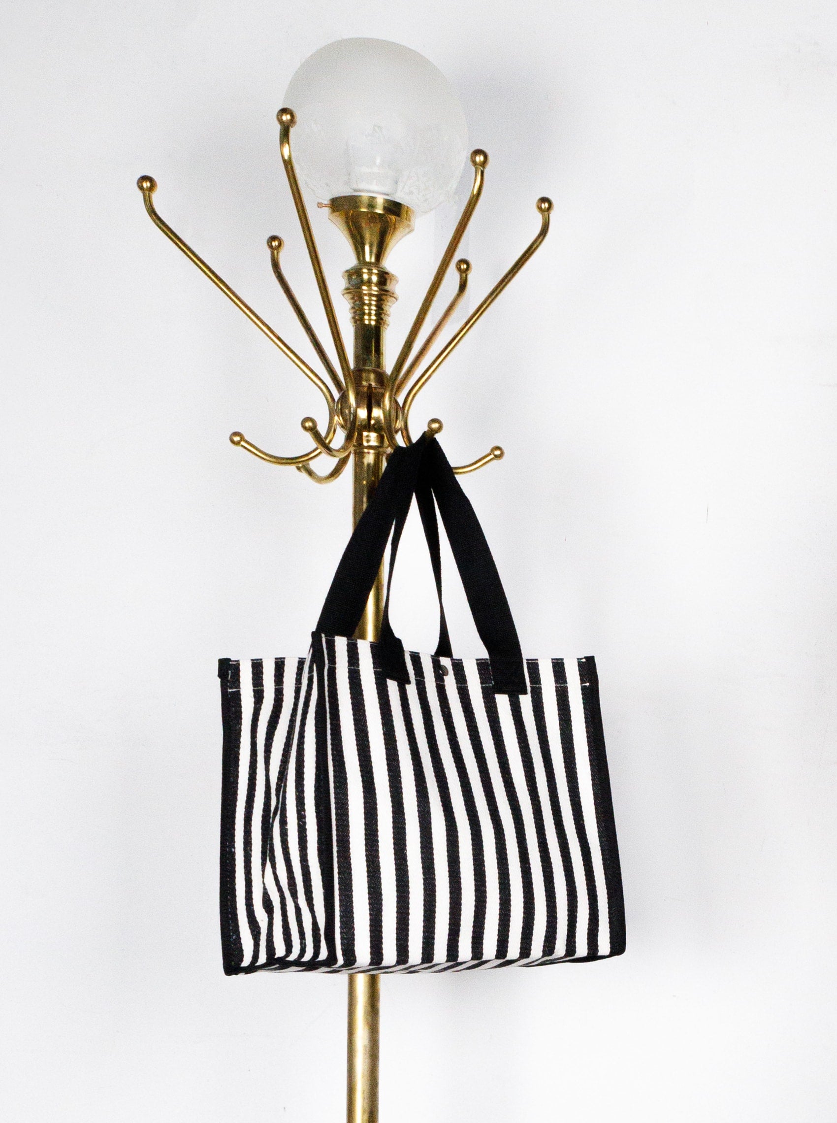 BCPIPER totebag - Black  Stripe - Black Colour