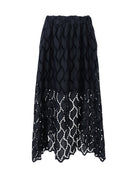 BCFREYA cut out lace skirt - Black - Black Colour