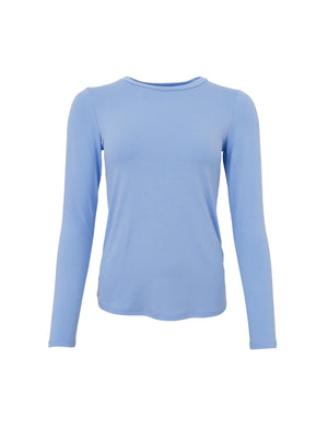 BCKARLA LS t-shirt - Lt. Blue - Black Colour