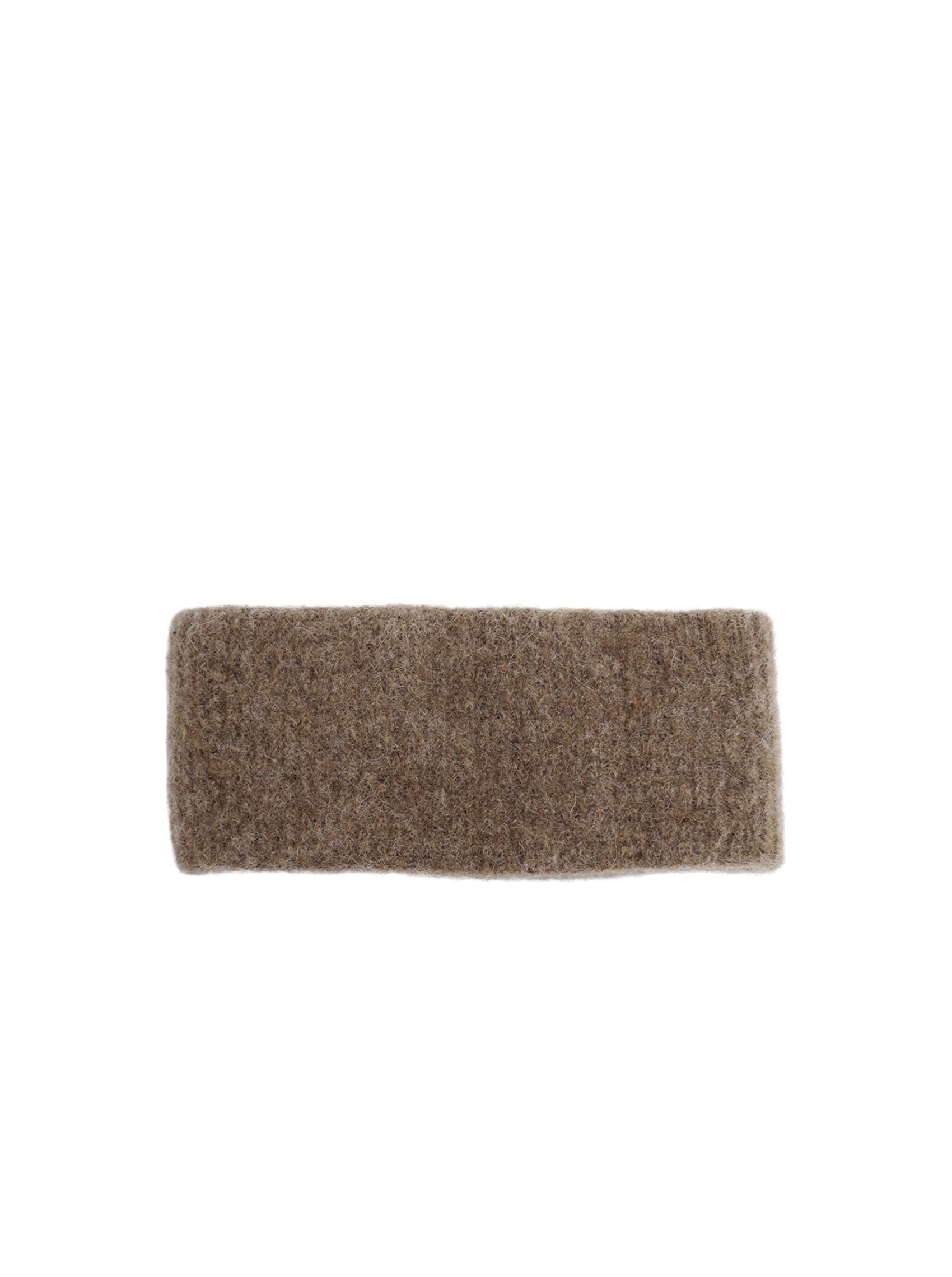 BCGINGER rib headband - Camel - Black Colour