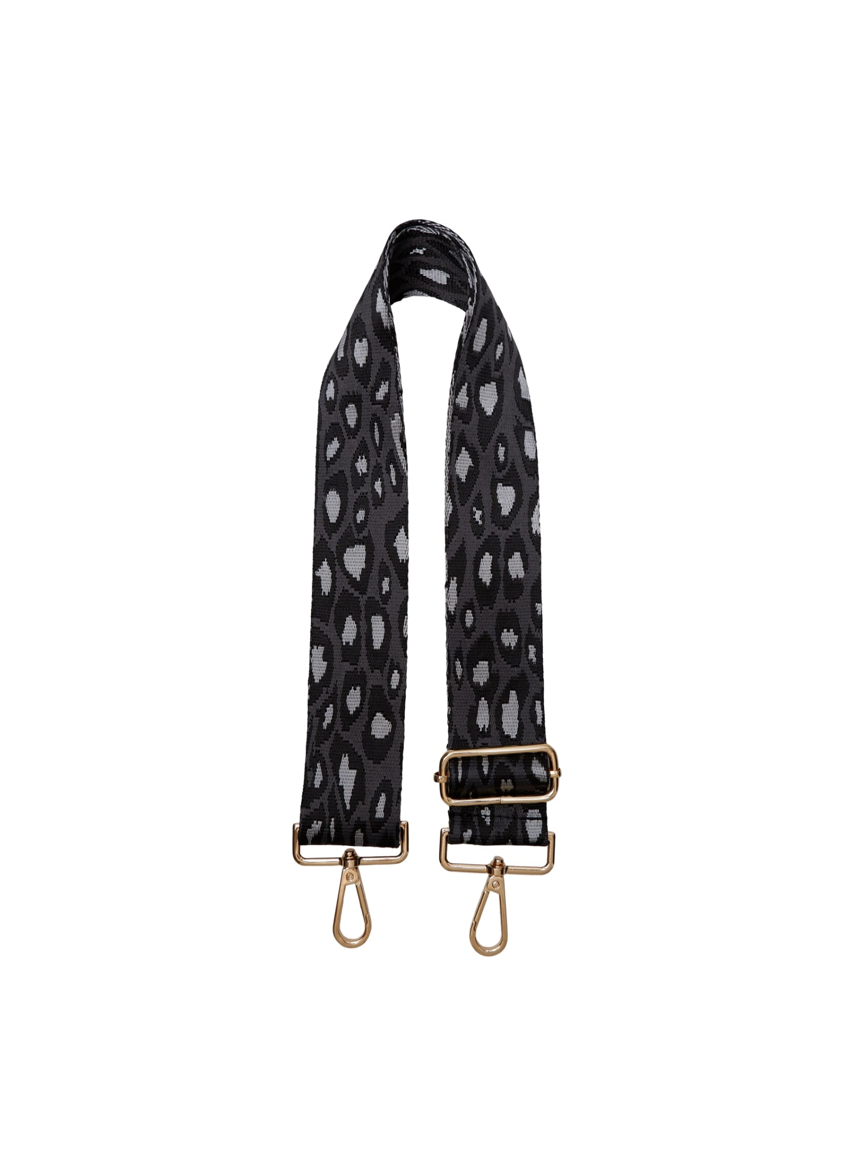 BCMABINA bagstrap - Dk. Grey Leo - Black Colour