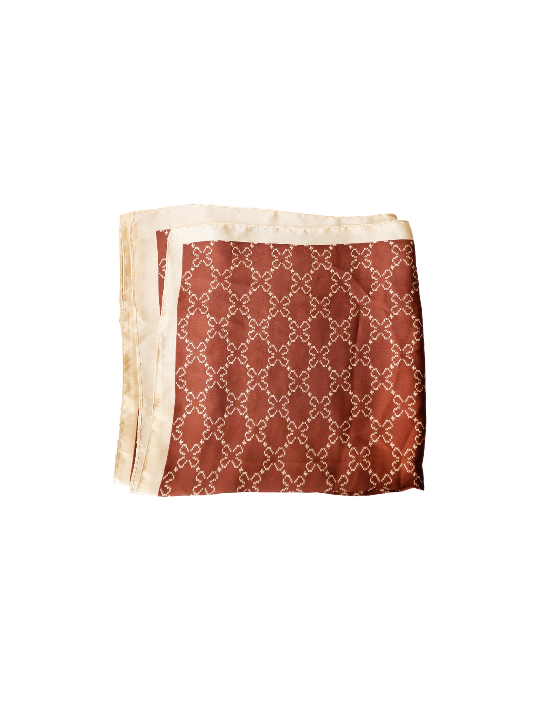 BCMERLE satin scarf - Coffee - Black Colour