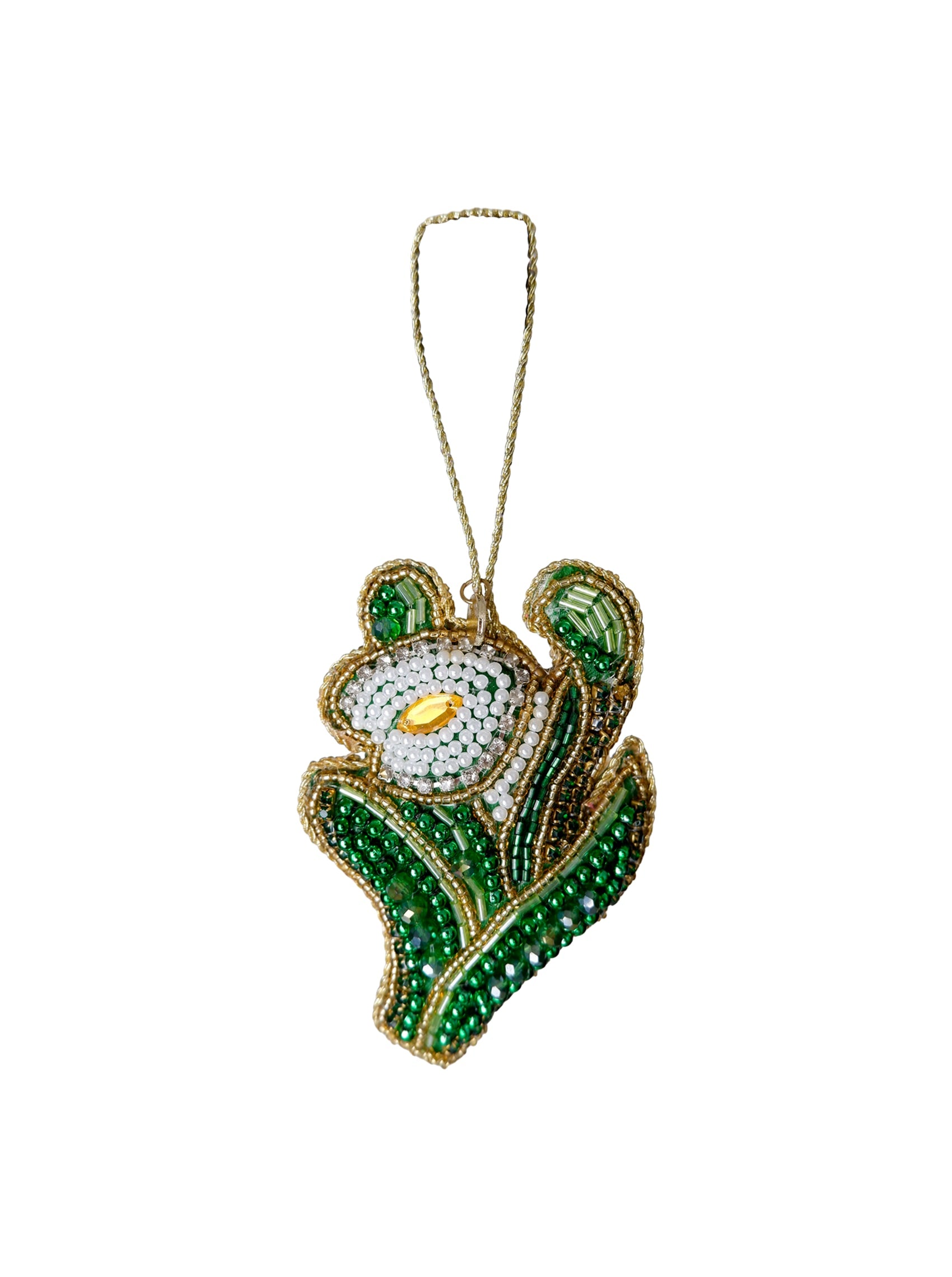 BCSNOWDROP christmas ornament - Green - Black Colour