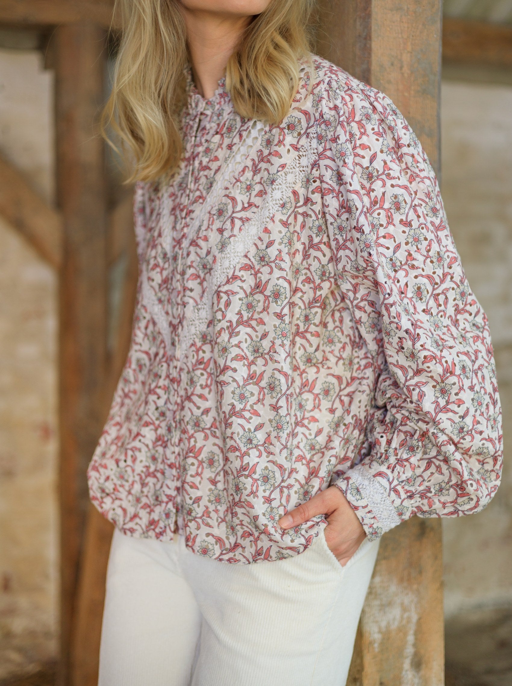 BCKILEY shirt - Dust Rose - Black Colour