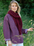 BCMONTREAL shirt jacket - Plum - Black Colour