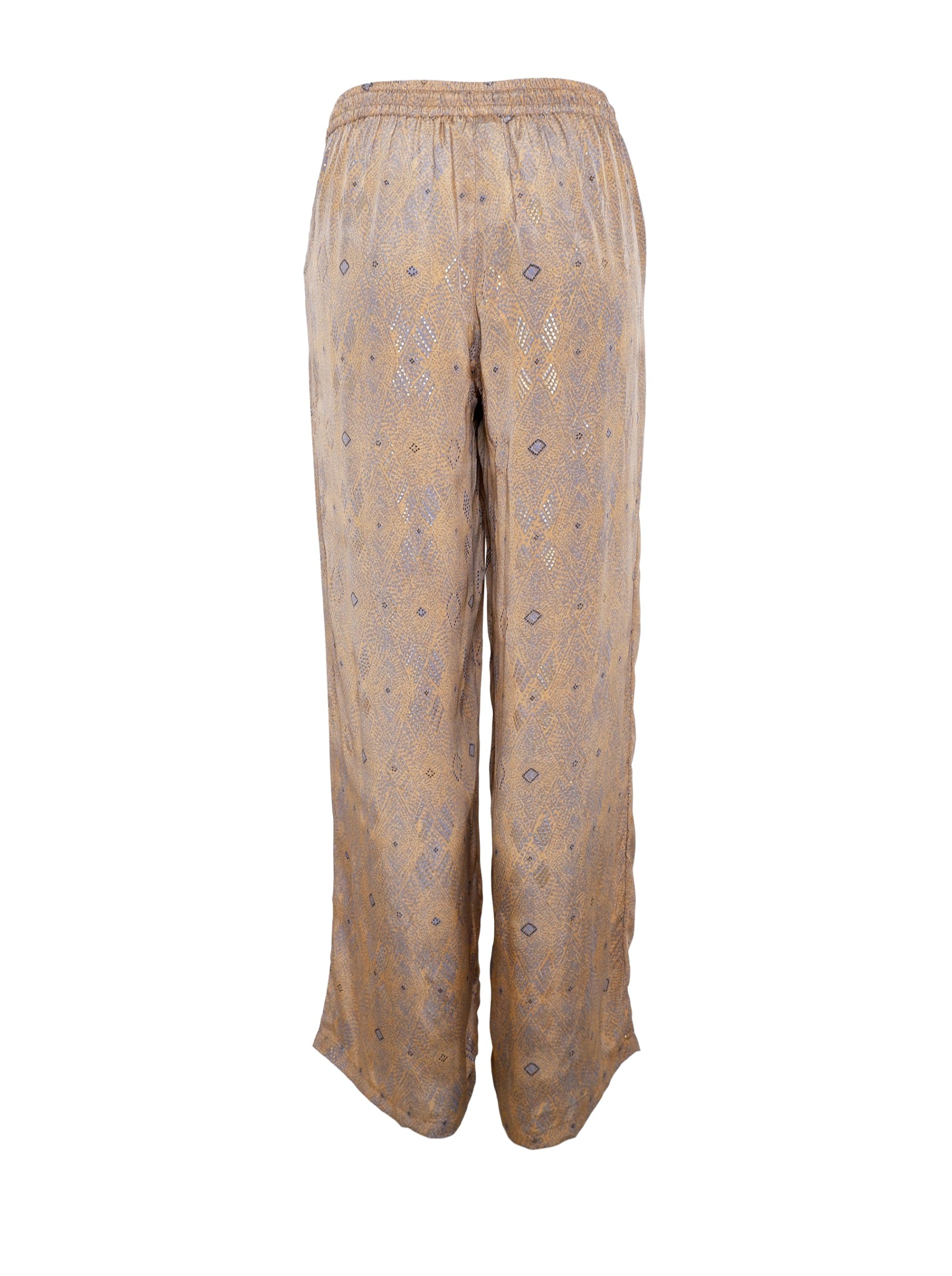 BCLUNA straight pant - Argyle Sand - Black Colour