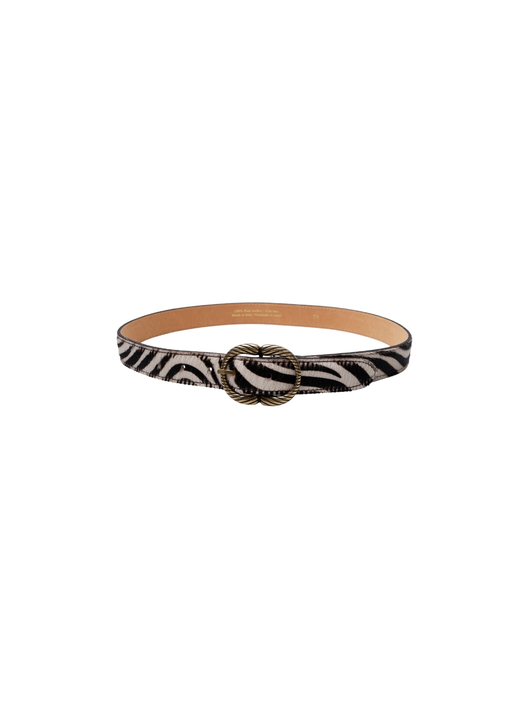 BCJENNY Belt - Zebra - Black Colour