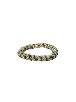 BCKALLY gold coloured bead elastic - Lime Moonlight - Black Colour