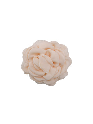 BCVILLA mega flower brooch - Creme - Black Colour