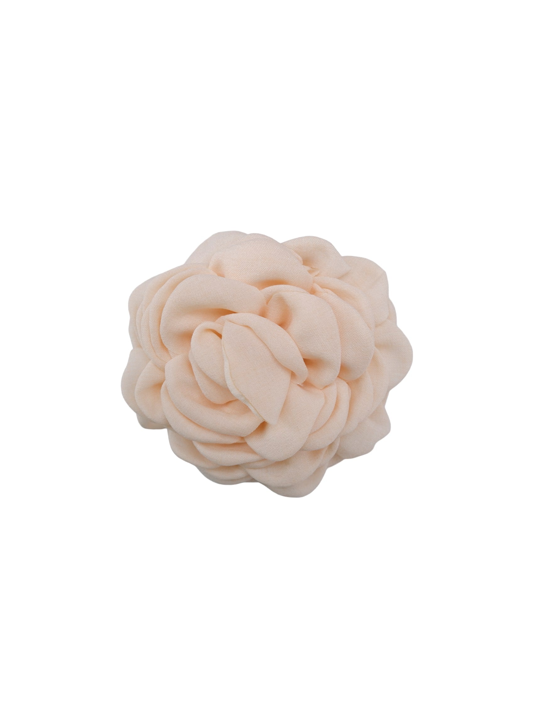 BCVILLA mega flower brooch - Creme - Black Colour