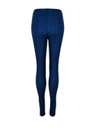 BCROBYN printed legging - Blue Graphic - Black Colour