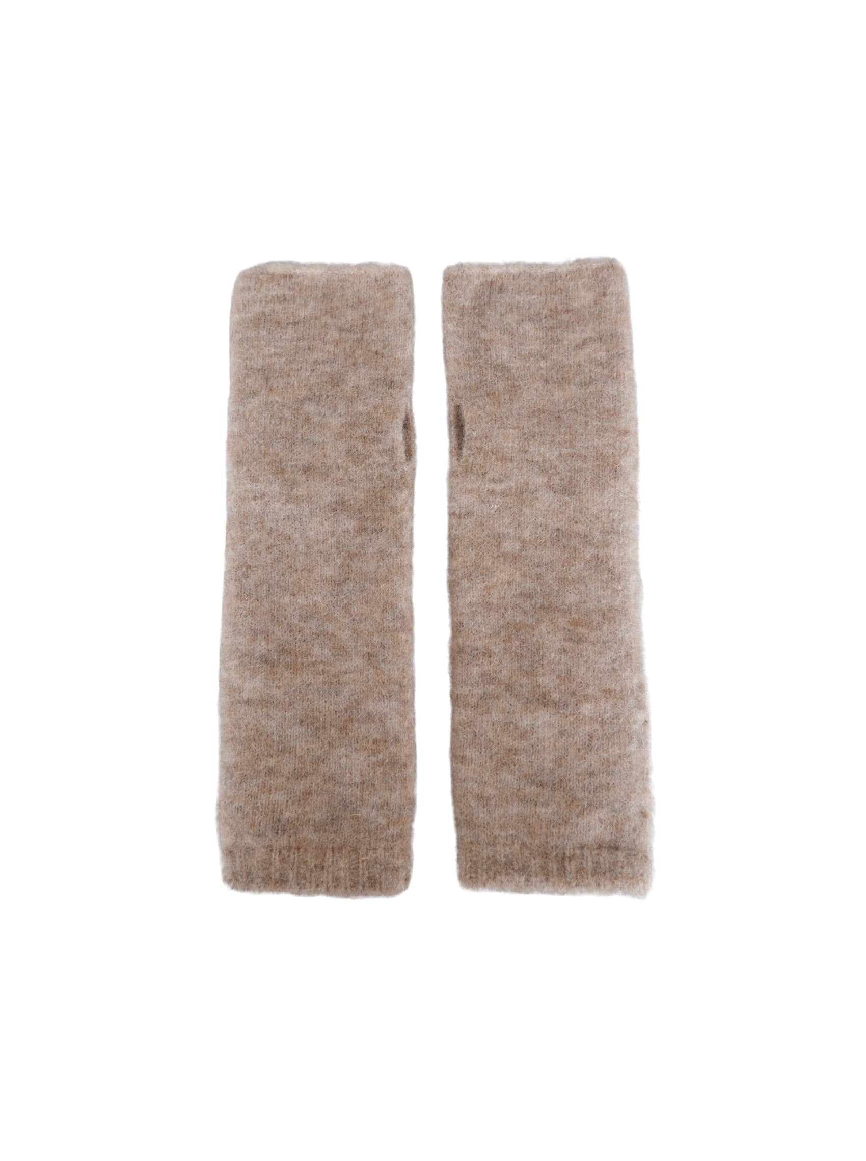 BCGINGER alpaca handwarmers - Frappe - Black Colour