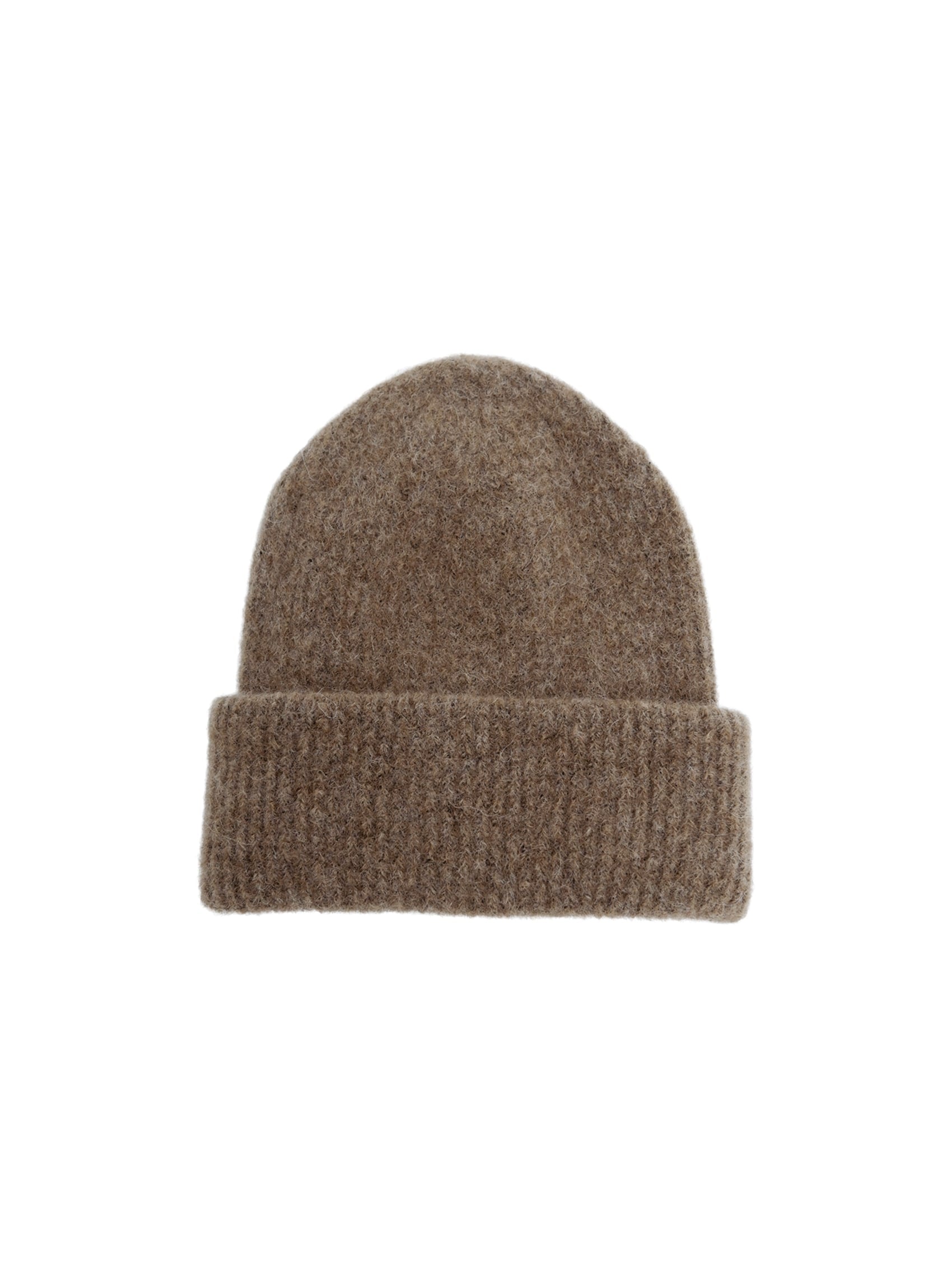 BCGINGER rib hat - Camel - Black Colour
