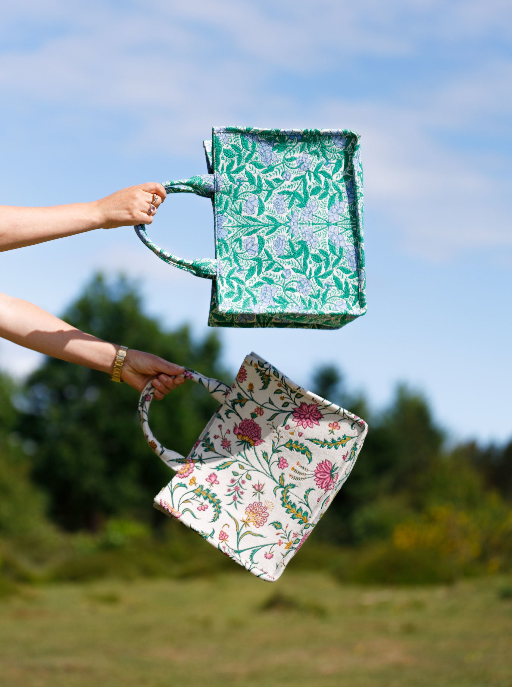 BCDEX Bag - Green Garden - Black Colour