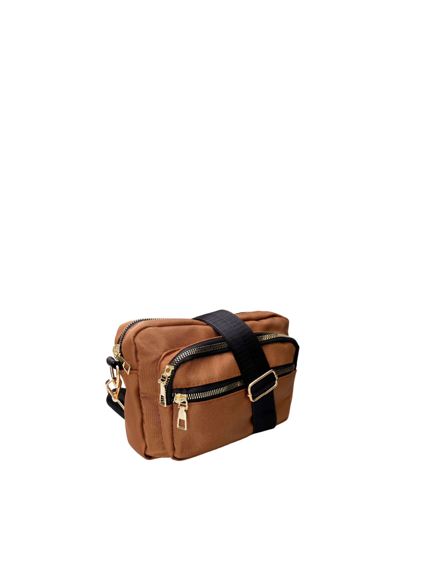 BCVANDA crossover bag - Hazelnut - Black Colour