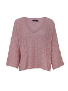 BCHARRIS v-neck jumper - Rose - Black Colour