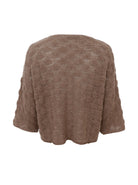BCHARRIS v-neck jumper - Taupe - Black Colour