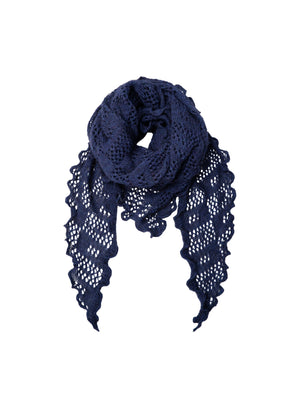 BCCAMILLE winter scarf - Navy - Black Colour