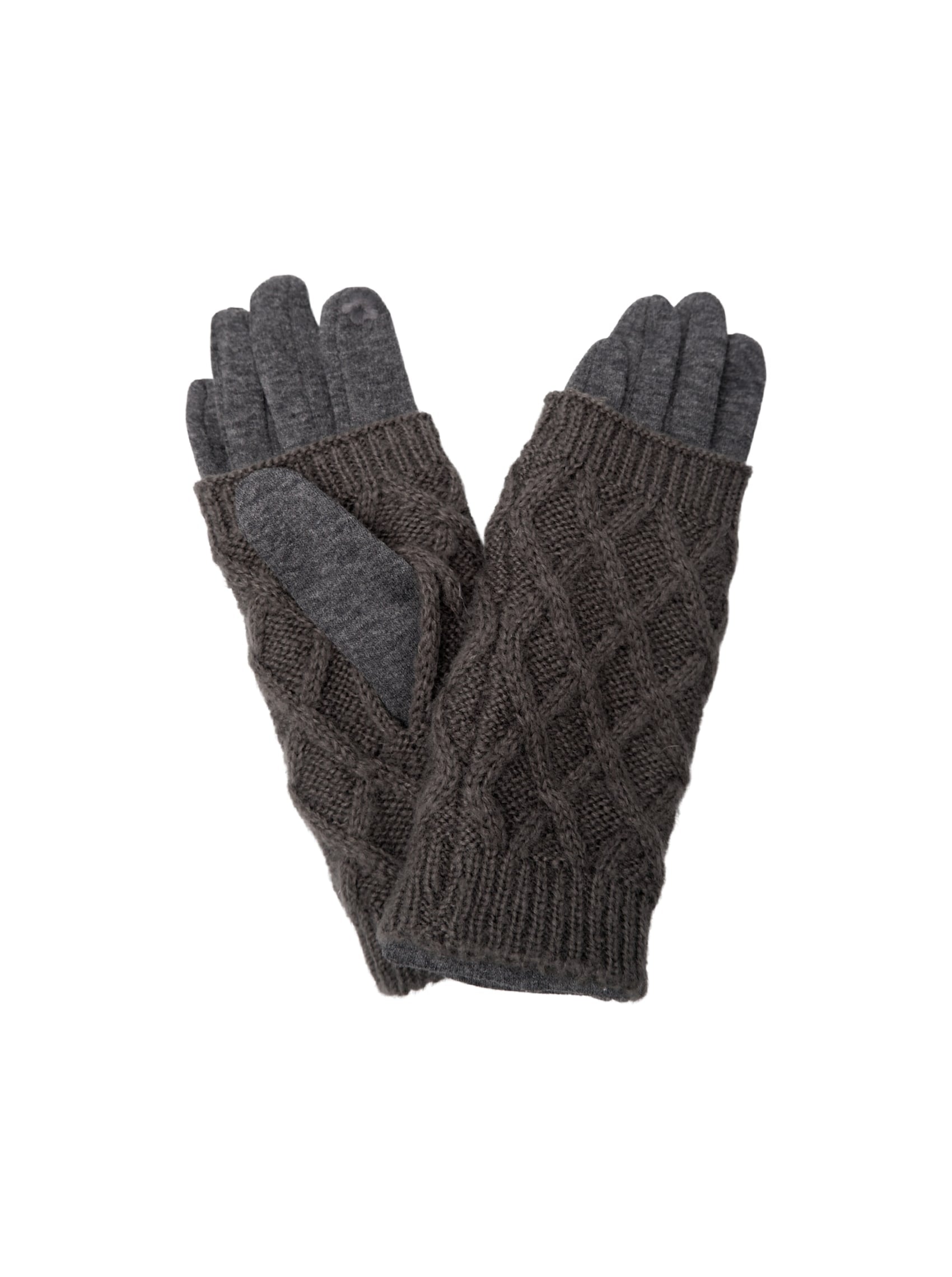 BCKAMMIE gloves - Dk. Grey - Black Colour