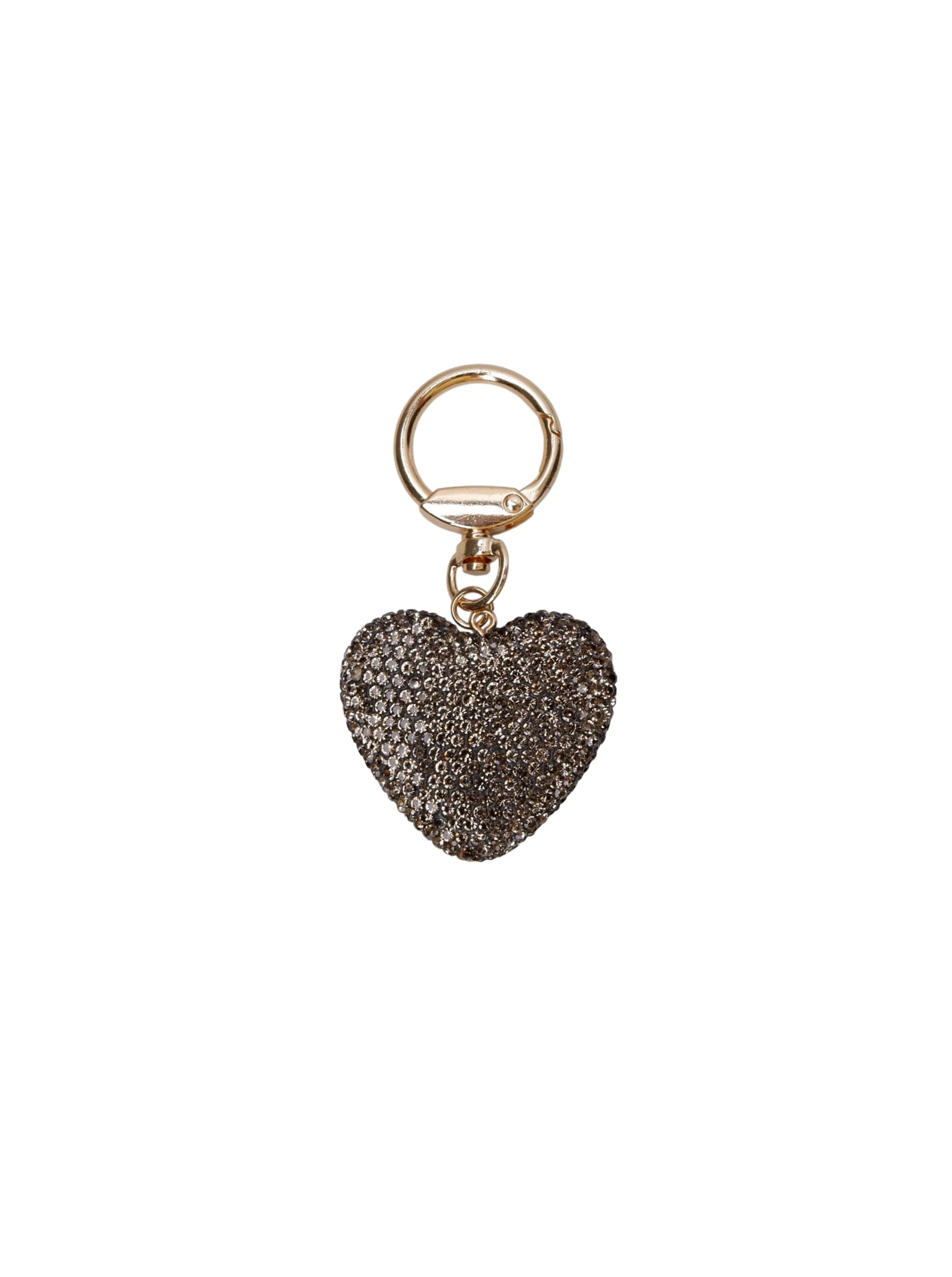 BCHEART rhinestone keyhanger - Gun Metal - Black Colour