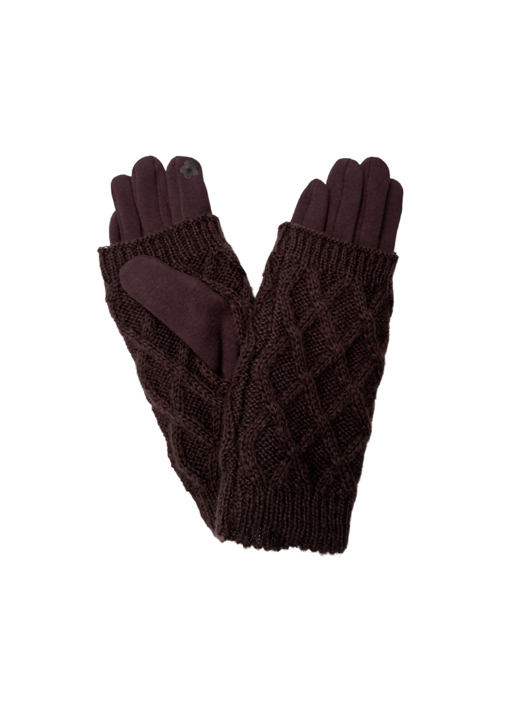 BCKAMMIE gloves - Mocca - Black Colour