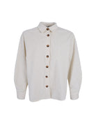BCCORA corduroy shirt jacket - Off White - Black Colour