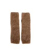 BCGINGER alpaca handwarmers - Nougat - Black Colour
