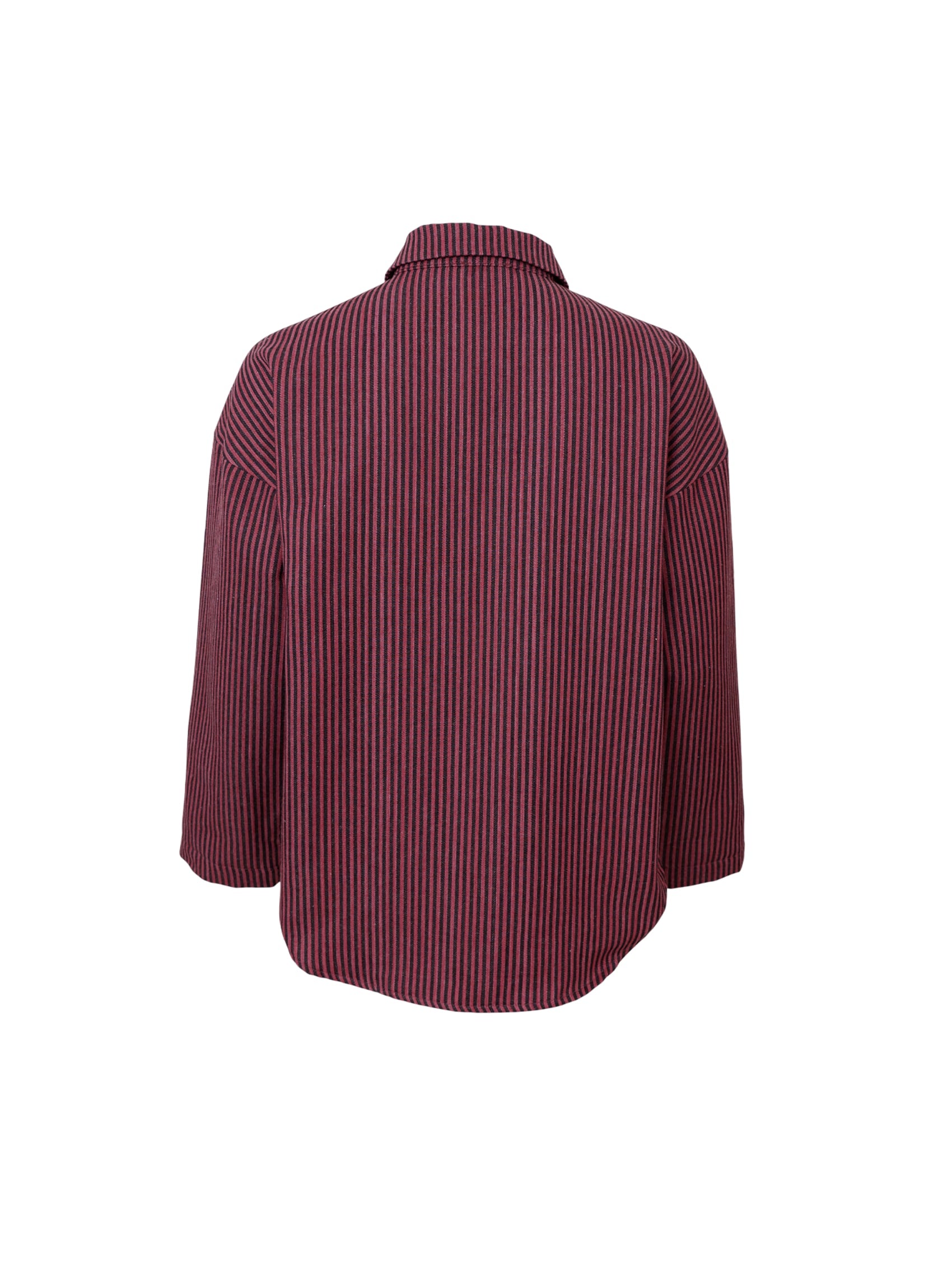 BCMONTREAL shirt jacket - Plum - Black Colour